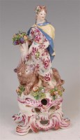 Lot 1152 - A Bow figure of Ceres representing Earth and...