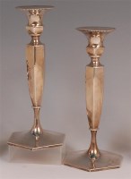 Lot 1182 - A pair of North American sterling silver...