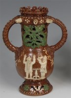 Lot 1101 - An Edward Bingham Castle Hedingham Pottery...
