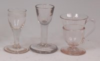 Lot 1164 - An 18th century firing glass, having plain...