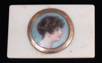 Lot 1394 - Adam Buck (1759-1833) - Profile portrait...
