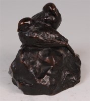 Lot 1400 - An early 20th century French bronze sculpture...