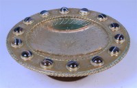 Lot 1412 - A Victorian gilt brass table centrepiece, the...