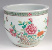 Lot 1428 - A 19th century Chinese famille rose jardiniere,...