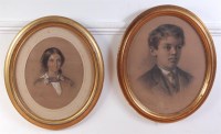 Lot 1470 - Mid-19th century English school - Head and...