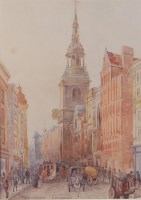 Lot 1480 - Hubert Williams (1905-1989) - St Mary le Bow...