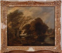 Lot 1487 - James Stark (1794-1859) - River landscape with...