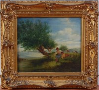Lot 1508 - Circle of Thomas Underhill - Figures on the...