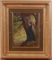 Lot 1536 - Late 19th century school - Study of a maiden...