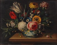 Lot 1537 - Early 19th century school - Still life with...