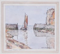 Lot 1540 - William Alexander Cuthbertson - Lowtide at...