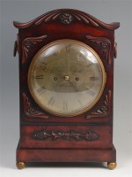 Lot 1550 - An early Victorian mahogany cased bracket...