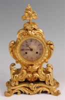 Lot 1553 - A mid-19th century French gilt bronze Rococo...