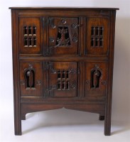 Lot 1586 - A 17th century style continental oak food...
