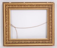 Lot 1596 - A late Victorian giltwood and gesso picture...