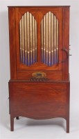 Lot 1605 - An early 19th century mahogany cased barrel...