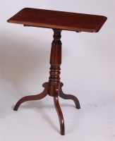 Lot 1608 - A George IV plum pudding mahogany pedestal...