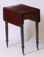 Lot 1616 - An early Victorian mahogany Pembroke table, of...