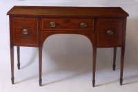 Lot 1644 - A Sheraton Revival mahogany and inlaid...
