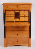 Lot 1652 - A late 19th century Swedish Beidermeier satin...