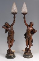 Lot 1392 - After Moreau - Pair; La Fable and La Vérité,...