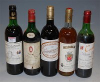 Lot 533 - Château de Lamarque, 1977, Haut-Medoc, 1...