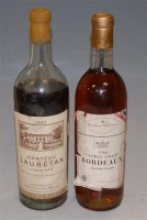 Lot 602 - Château Lauretan Langoiran, 1947, Bordeaux,...