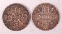 Lot 10 - Great Britain, 1887 double florin, Victoria...