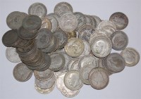 Lot 35 - Great Britain, mixed lot of silver shillings;...