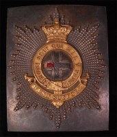Lot 207 - A military sash clasp of rectangular form...