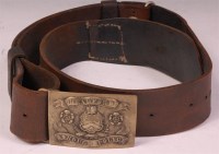 Lot 225 - A pressed metal Bradford Borough Police buckle...