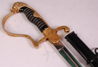 Lot 231 - A German officer's sword, having an 89cm...
