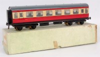 Lot 528 - Bassett-Lowke BR blood & custard 1st class...