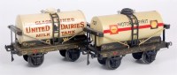 Lot 542 - Pair of Bassett-Lowke Winteringham tank wagons,...