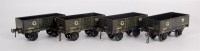 Lot 554 - 4x Bassett-Lowke Winteringham GW open wagons...