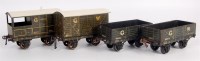 Lot 558 - 4x Bassett-Lowke Winteringham GW wagons...