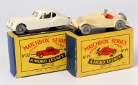 Lot 2382 - Matchbox, 1-75 series, No.32 Jaguar XK140, off-...
