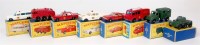 Lot 2398 - Matchbox, 1-75 series D and E type boxed group,...