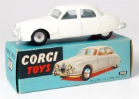 Lot 1621 - Corgi Toys, 208 Jaguar 2.4 litre, white body...