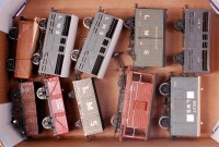 Lot 430 - A small tray containing 10 assorted LMS wooden...