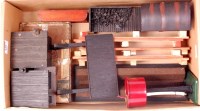 Lot 439 - A tray of assorted accessories mainly wooden...