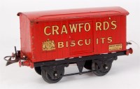 Lot 440 - Hornby 1934-8 Crawfords Biscuits van, some...