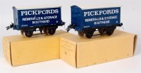 Lot 441 - 2x Tinplate Design Revivals blue Pickfords...