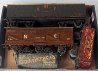 Lot 328 - Leeds bogie NE York North Junction Shed wagon...