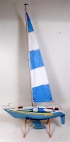 Lot 61 - A kit built scale model of a high speed...
