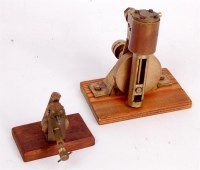 Lot 82 - Scratch built single cylinder marine engine,...