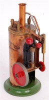 Lot 83 - Burnac, England, small vertical steam engine...