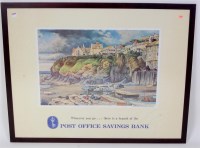 Lot 8 - A framed quad-royal poster, Post Office...