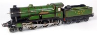 Lot 304 - Bing green clockwork 2-6-0 'Flying Fox' with...