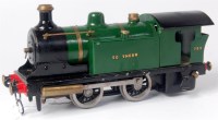 Lot 310 - Scratchbuilt live steam southern green 0-4-0...